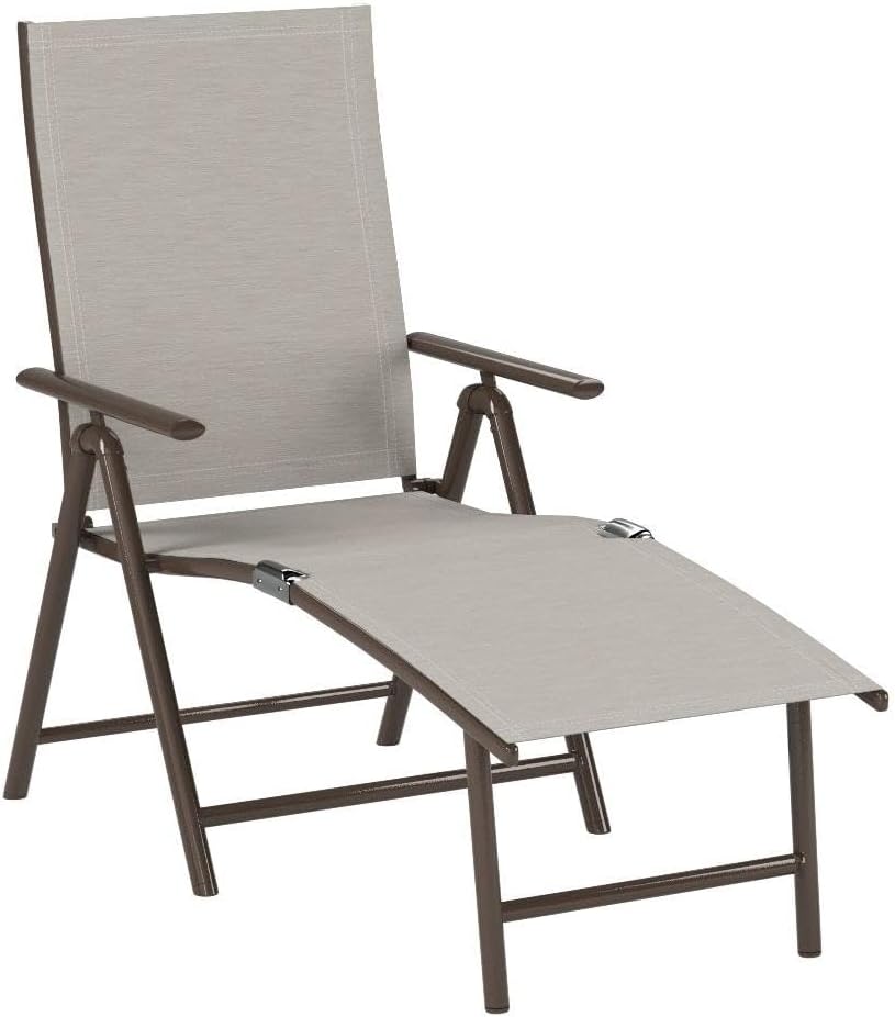 Aluminum Outdoor Chaise Lounge Chair