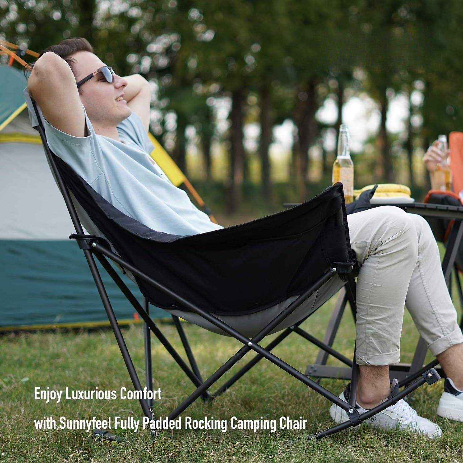 Oversized Folding Rocking Chair