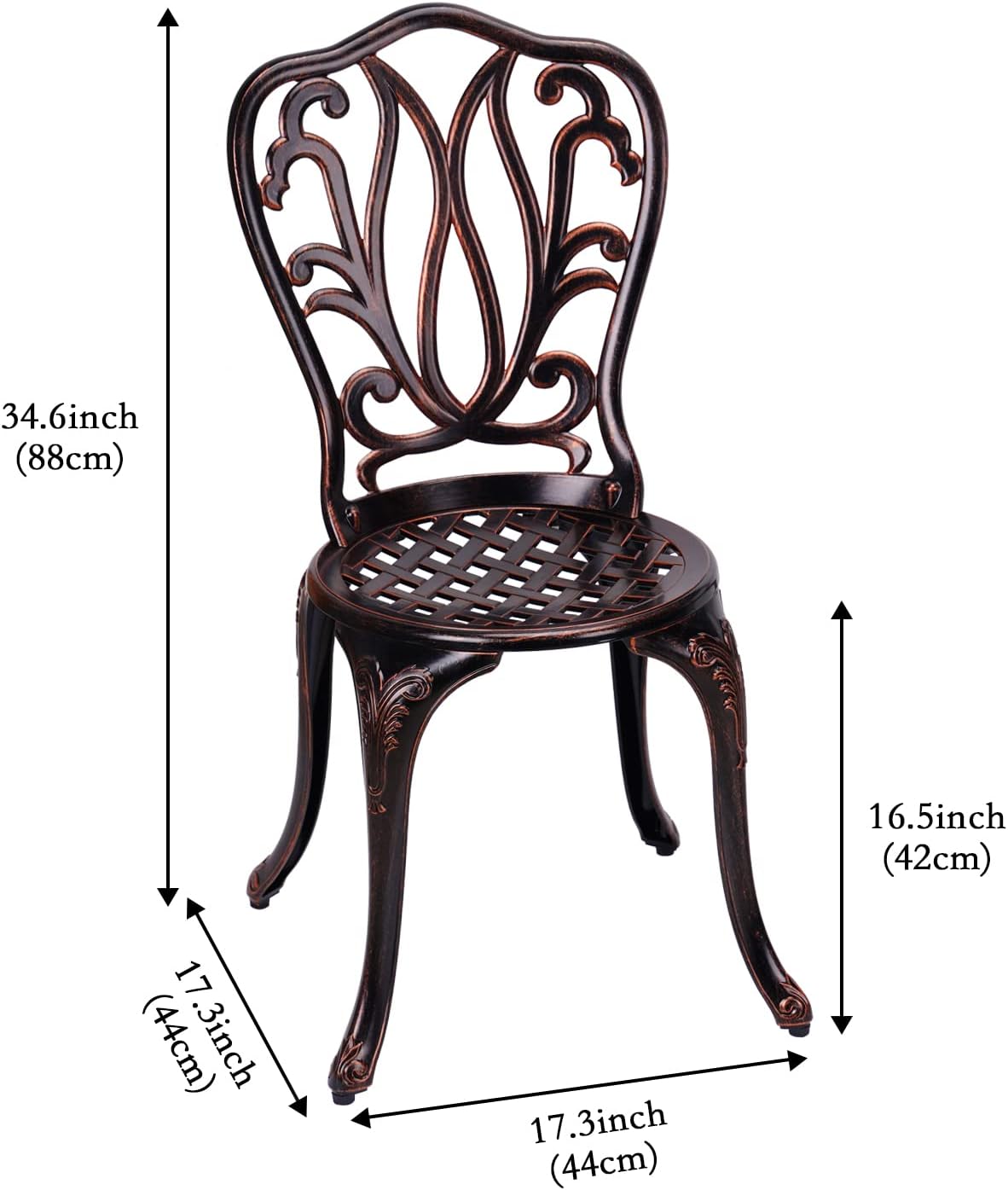 3 Piece Outdoor Bistro Set