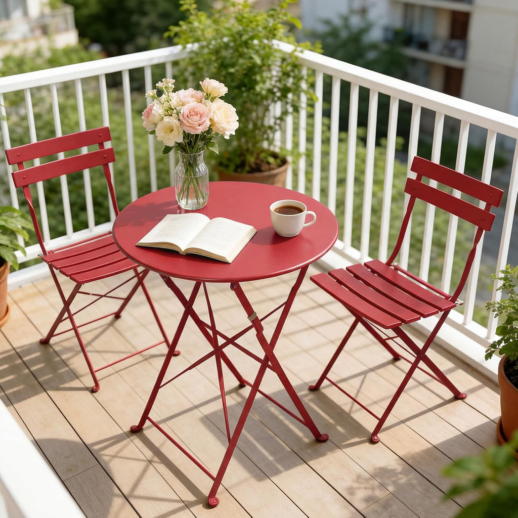 3 Piece Folding Bistro Set