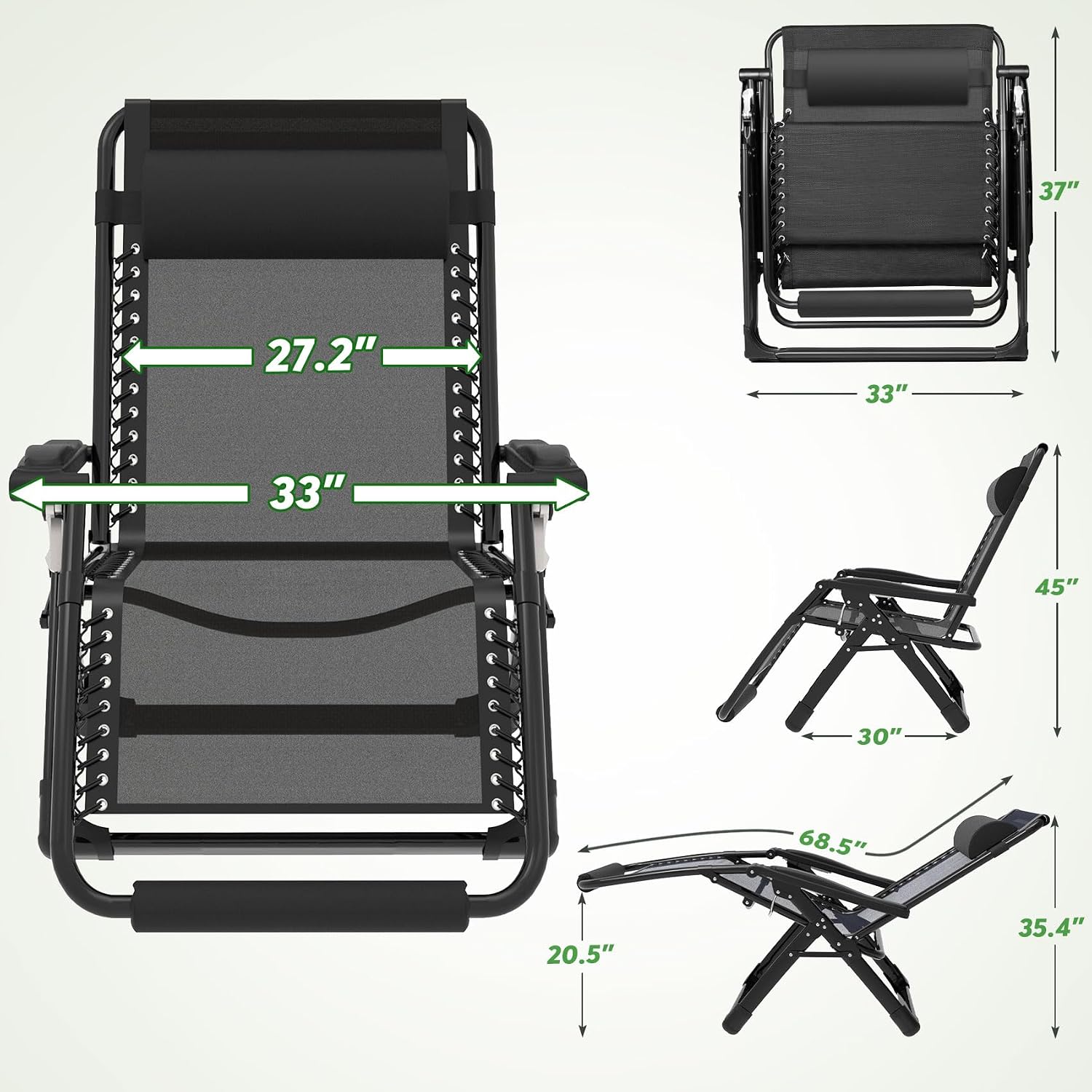 Oversized Zero Gravity Chair
