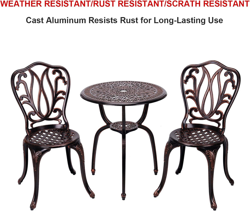 3 Piece Outdoor Bistro Set