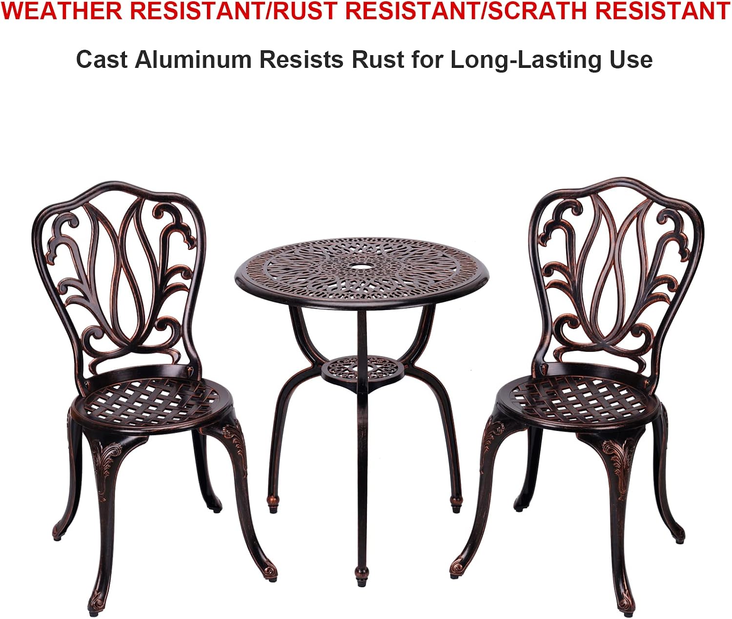3 Piece Outdoor Bistro Set
