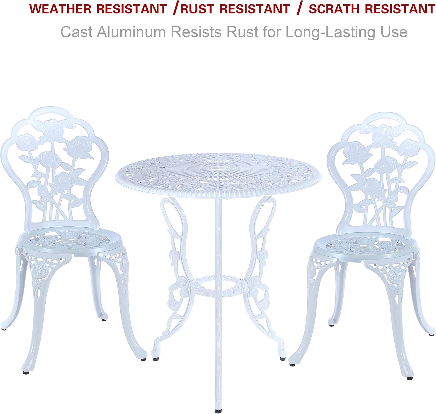 3-Piece Outdoor Bistro Set