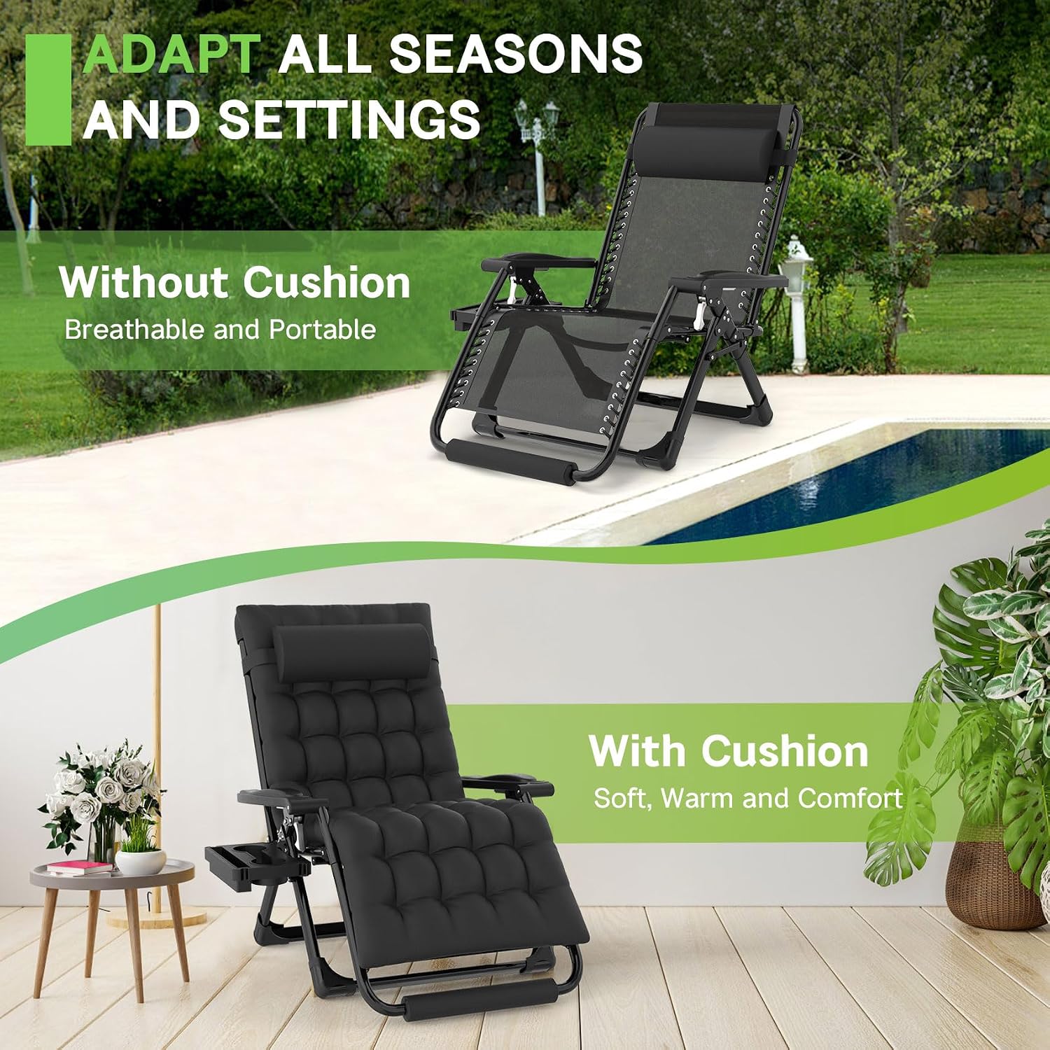 Oversized Zero Gravity Chair