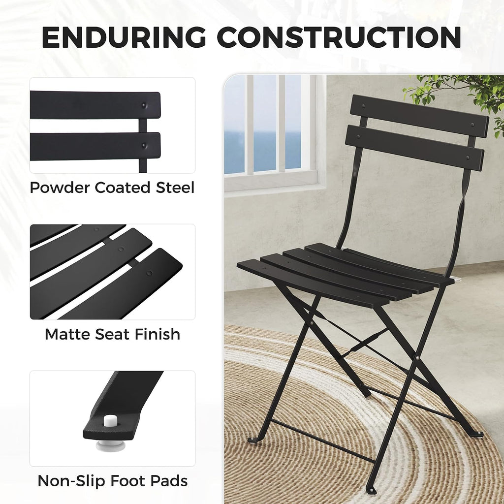 3-Piece Folding Bistro Set