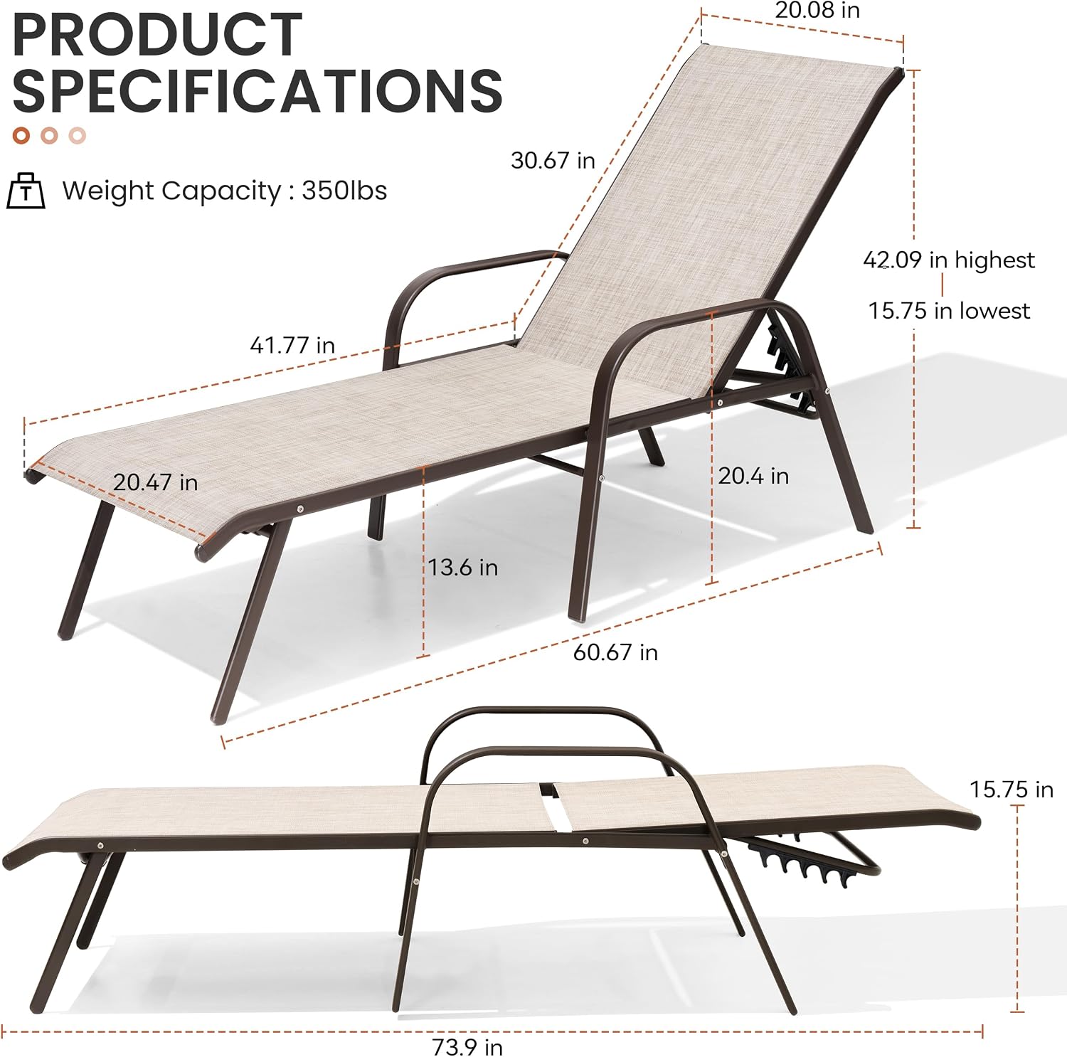 Chaise Lounge Chair Outdoor