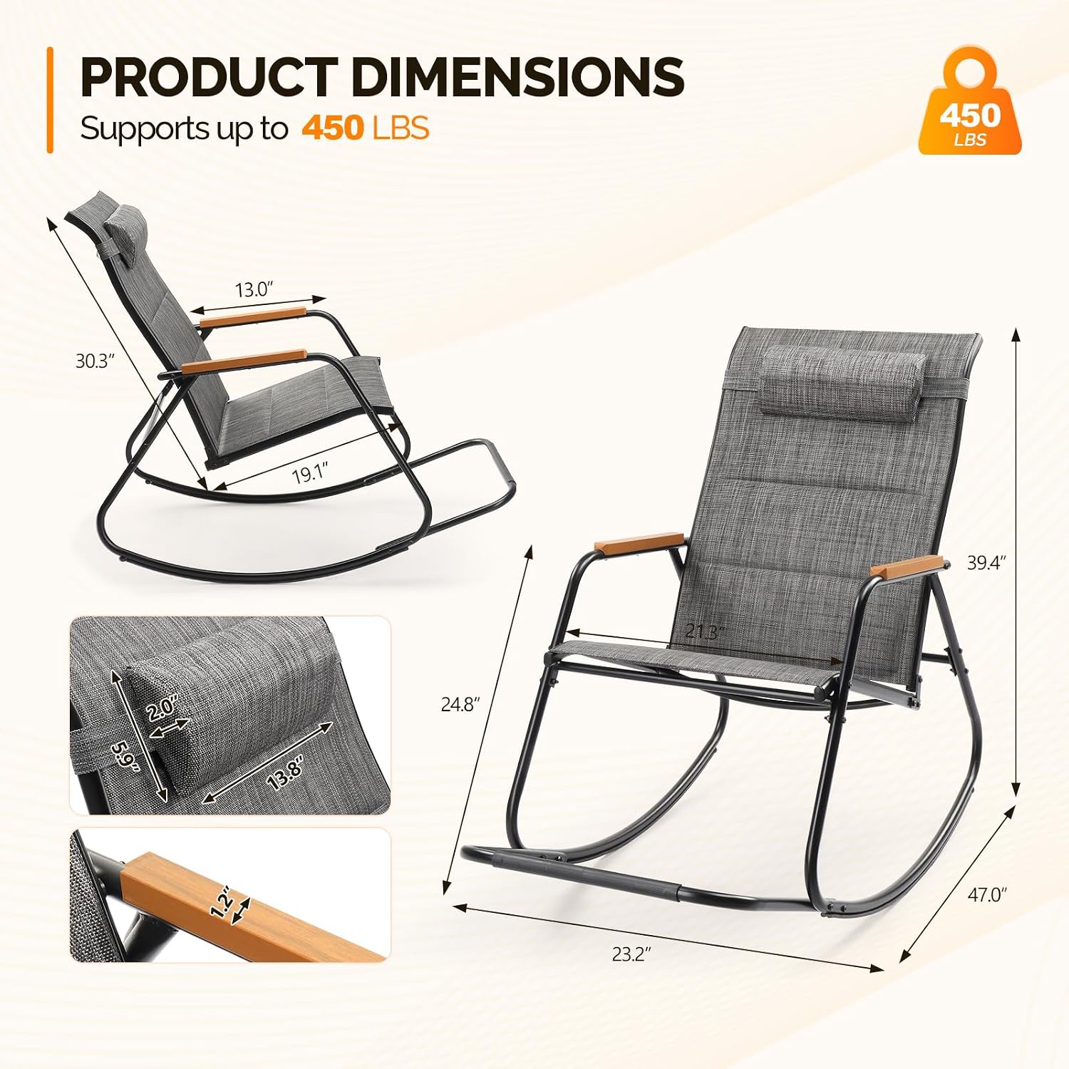 Outdoor Rocking Chair