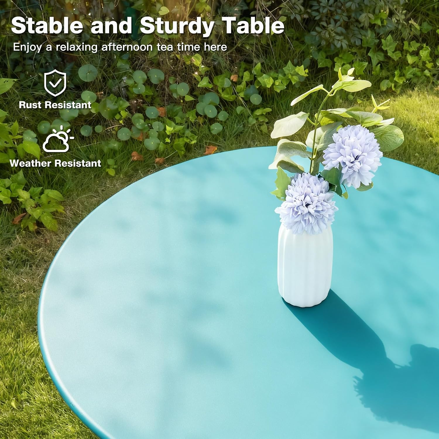 3 Pieces Patio Bistro Set