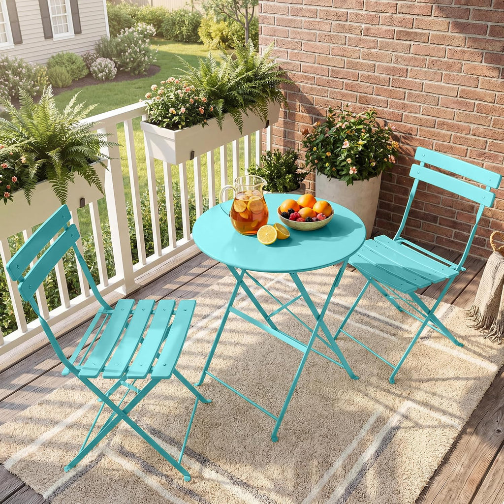 3 Pieces Patio Bistro Set