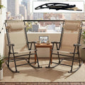 Patio Rocking Chair Set of 2