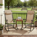 Folding Rocking Camping Chair 2 Pack