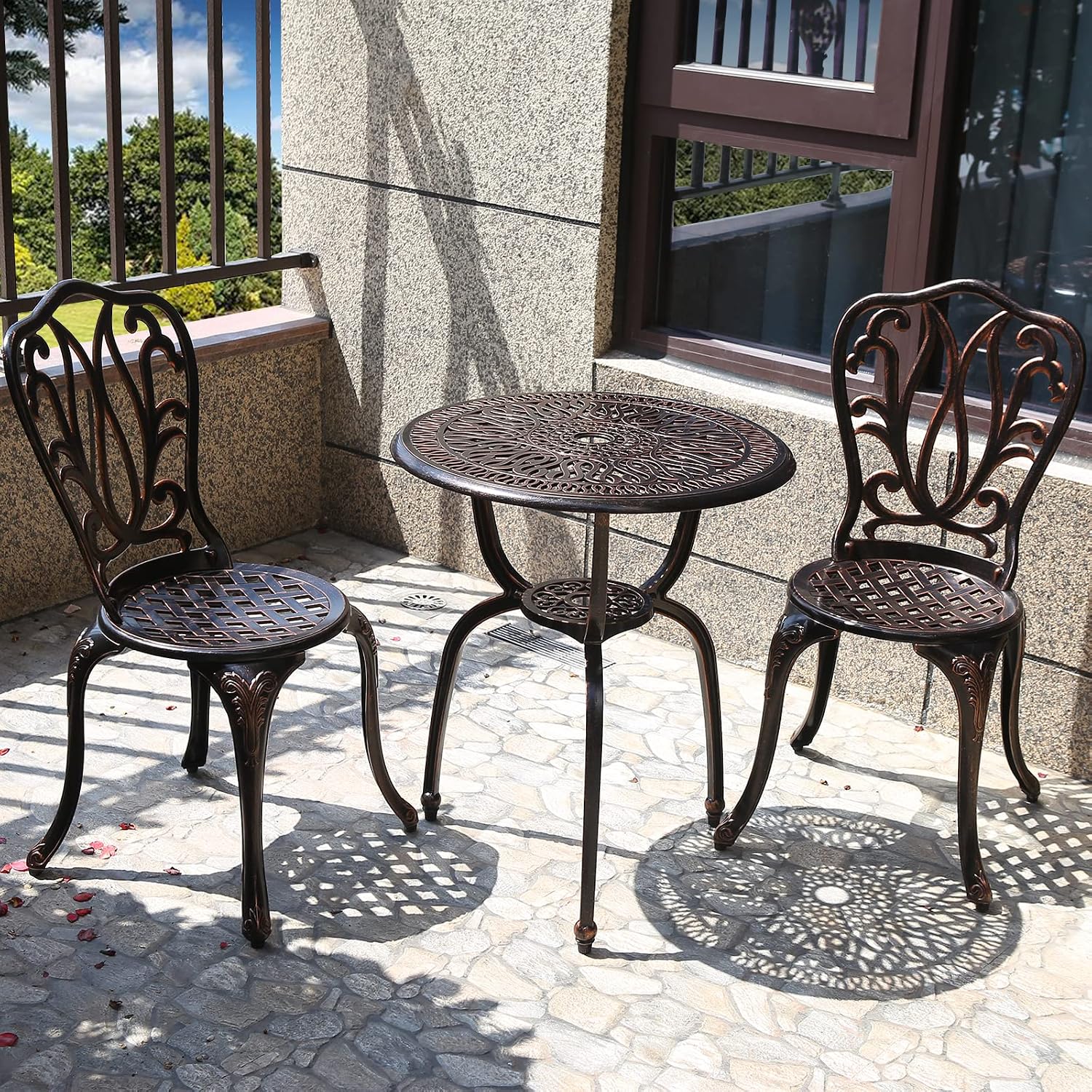 3 Piece Outdoor Bistro Set