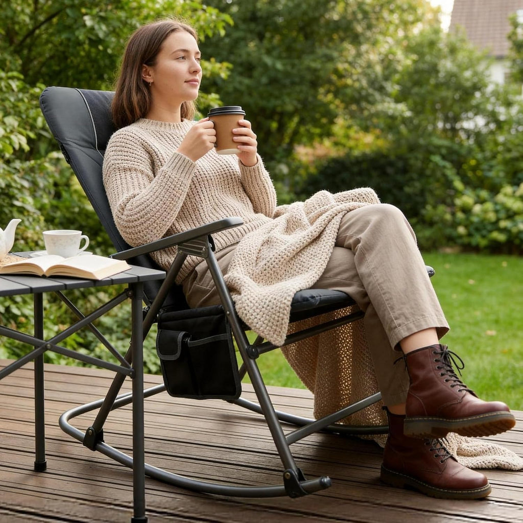 Oversized Folding Rocking Chair