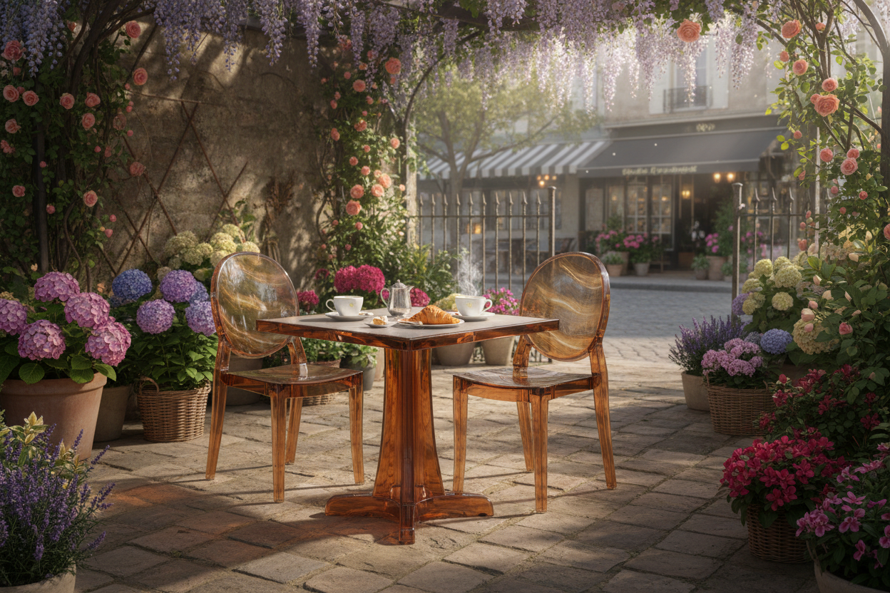 Square Resin Bistro Sets